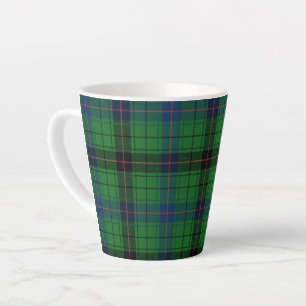Tartan Davidson Plaid Grün Schwarz Rustikal Milchtasse