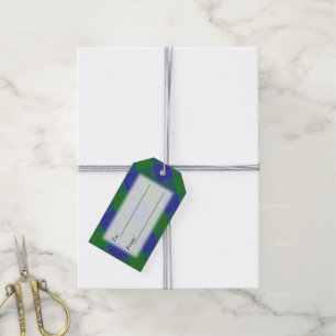 Tartan Delights Clan Barclay Blue und Green Karier Geschenkanhänger