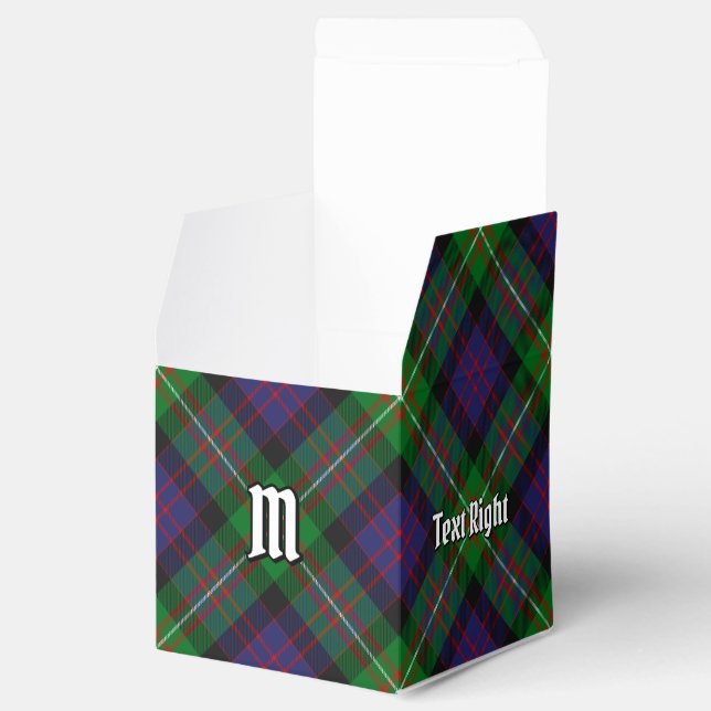 Tartan der Clan MacDonell of Glengarry Geschenkschachtel (Geöffnet)