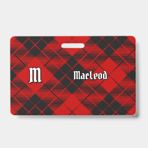 Tartan des Clan Macleod of Raasay Ausweis