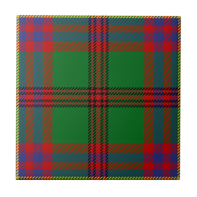 Tartan des Keltentartan-Musters Fliese (Vorderseite)