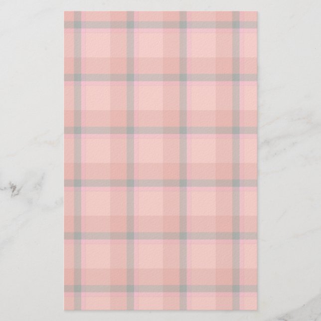 Tartan Design Briefpapier (Vorderseite)