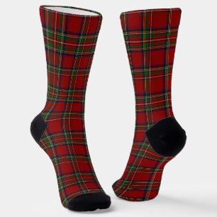 Tartan Design Nachhaltig Premium Crew Socken