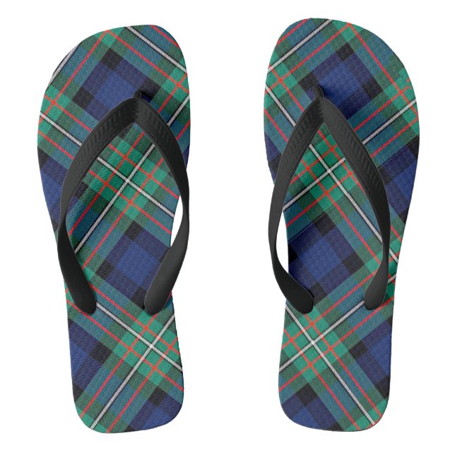 Tartan Drehte Flop Sandals Flip Flops (Fußbett)