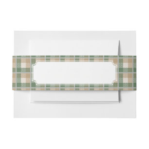 Tartan Einladungsbanderole