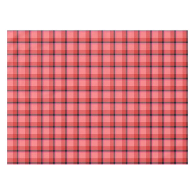Tartan-Entwurf Tischdecke (Vorderseite (Horizontal))