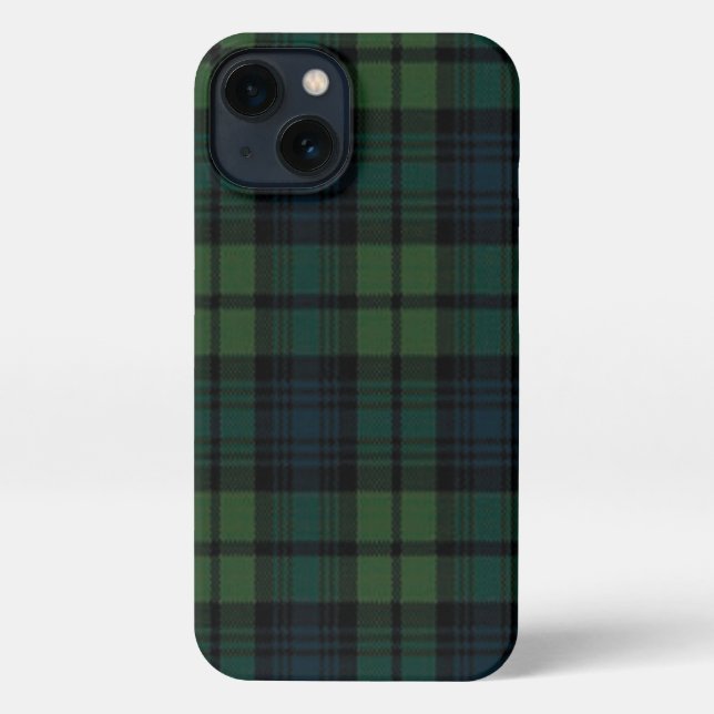 Tartan Fabric iPhone 13 Hülle (Rückseite)