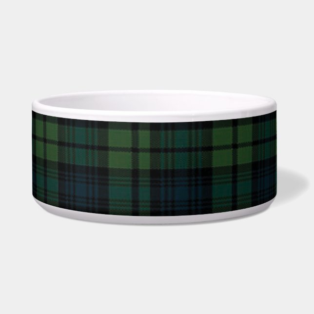 Tartan Fabric Large Pet Bowl Napf (Vorderseite)