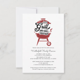 Tartan-Familientreffen-Jährliche-BBQ-Sommerparty Einladung