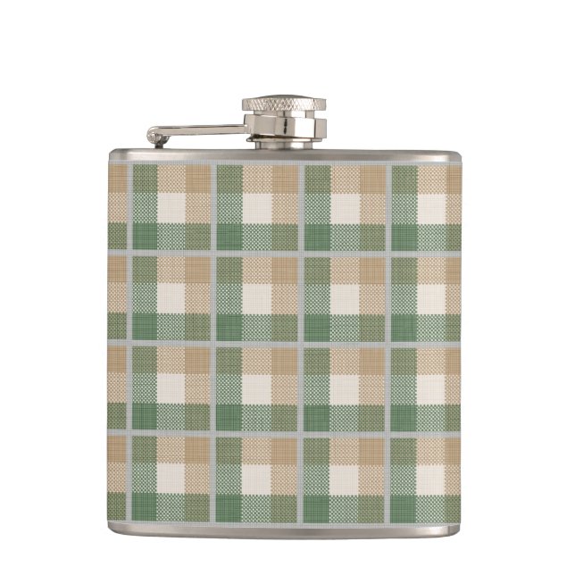 Tartan Flachmann (Vorderseite)