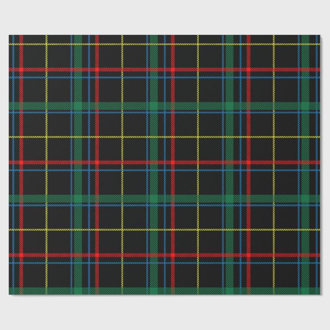 Tartan Geschenkpapier (Flach)