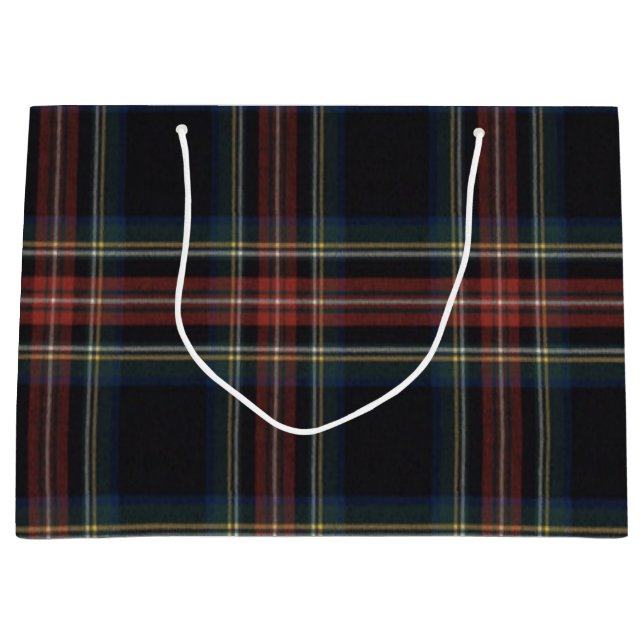 Tartan Geschenktasche - Große Geschenktüte (Vorderseite)