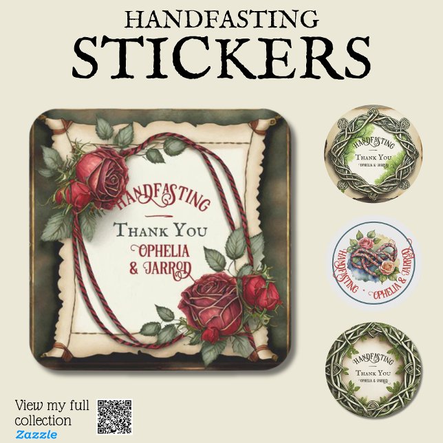 TARTAN HANDFASTING STICKERS FÜR GÜNSTIGE ENVELOPEN (Von Creator hochgeladen)