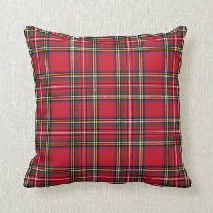 Tartan Holiday, Red Kariert Scott Kissen