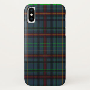 Tartan in Blau, Orange, Grün... iPhone X Hülle