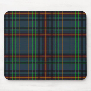 Tartan in blau, orange, grün... mousepad