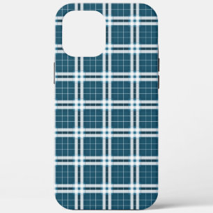 Tartan in blau-weiß Case-Mate iPhone hülle