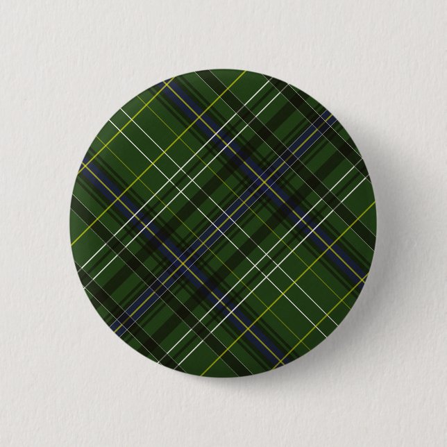Tartan in grün button (Vorderseite)