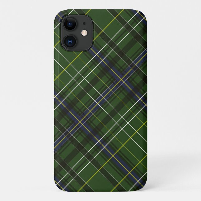 Tartan in grün Case-Mate iPhone hülle (Rückseite)