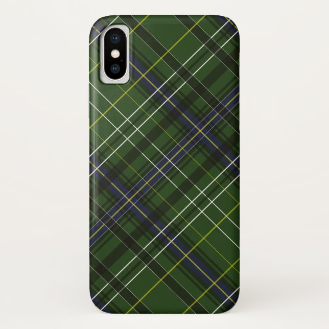 Tartan in grün Case-Mate iPhone hülle (Rückseite)