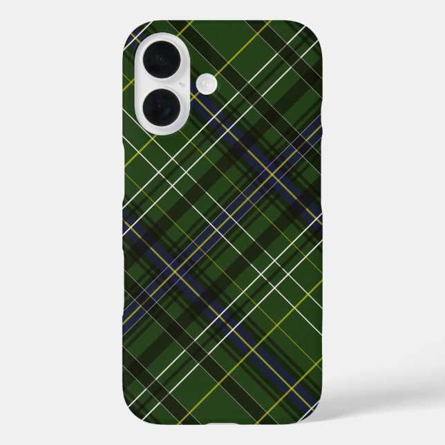 Tartan in grün Case-Mate iPhone hülle (Rückseite)