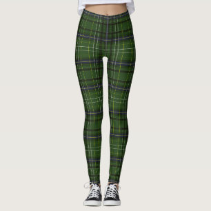 Tartan in grün leggings