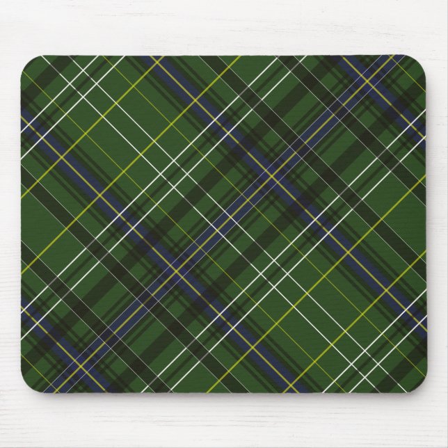 Tartan in grün mousepad (Vorne)