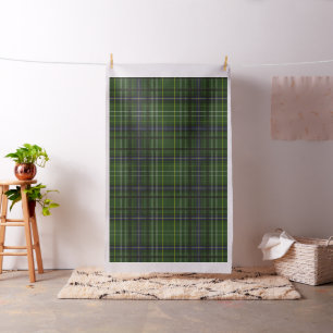 Tartan in grün stoff
