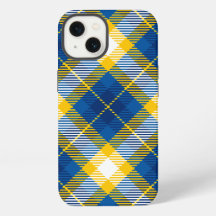 Tartan Kariert Blue Yellow