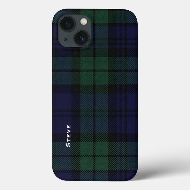 Tartan Kariert Case-Mate iPhone Hülle (Rückseite)
