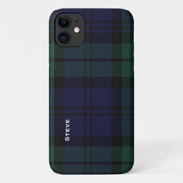 Tartan Kariert Case-Mate iPhone Hülle (Rückseite)