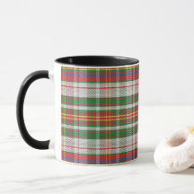 Tartan Kariert Checkered Scotland, mehrfarbig