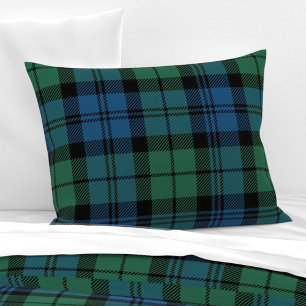 Tartan Kariert Clan Campbell Green Blue Black Karo Dekokissen