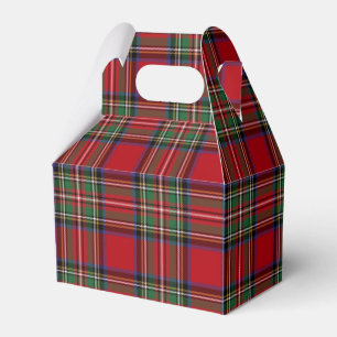 Tartan Kariert Clan Stewart Black Red Rustic Geschenkschachtel