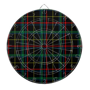 Tartan Kariert Dartscheibe