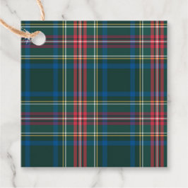 Tartan Kariert Designer Klassischer Weihnachtsurla Geschenkanhänger