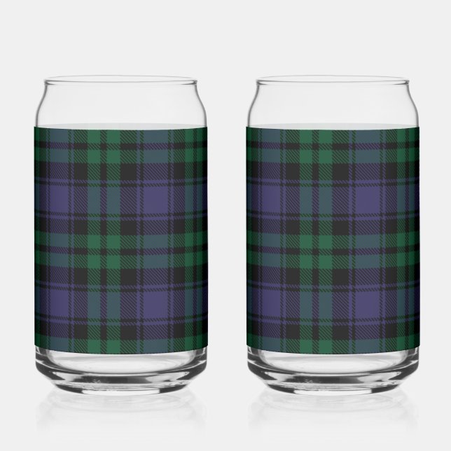 Tartan, Kariert Dosenglas (Vorderseite)