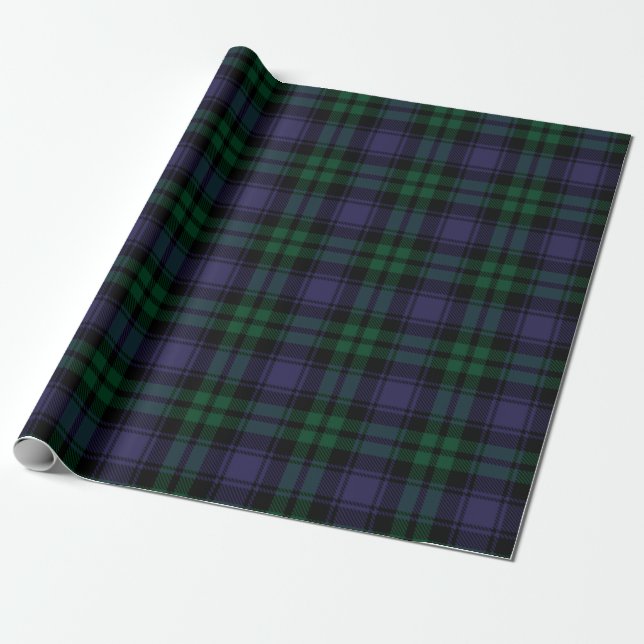Tartan, Kariert Geschenkpapier (Ungerollt)