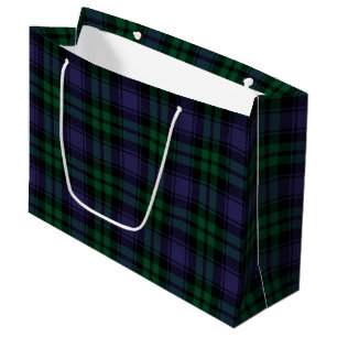 Tartan, Kariert Große Geschenktüte