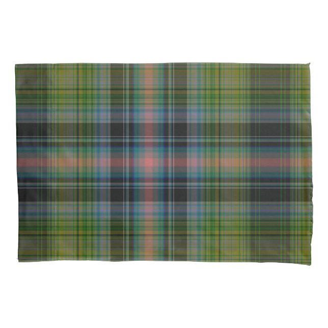 Tartan Kariert Kissenbezug (Vorderseite)