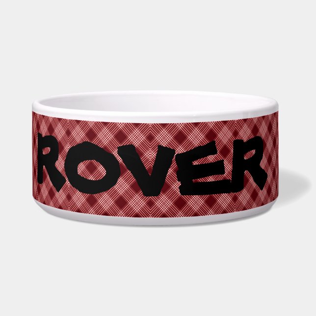 Tartan Kariert Napf (Vorderseite)