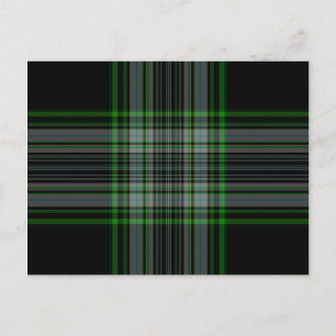 Tartan Kariert Postkarte