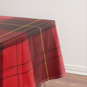 Tartan Kariert Rustic Clan Wallace Checkered Tischdecke