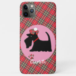 Tartan Kariert Scottie Dog Niedlich Dog Personalis Case-Mate iPhone Hülle