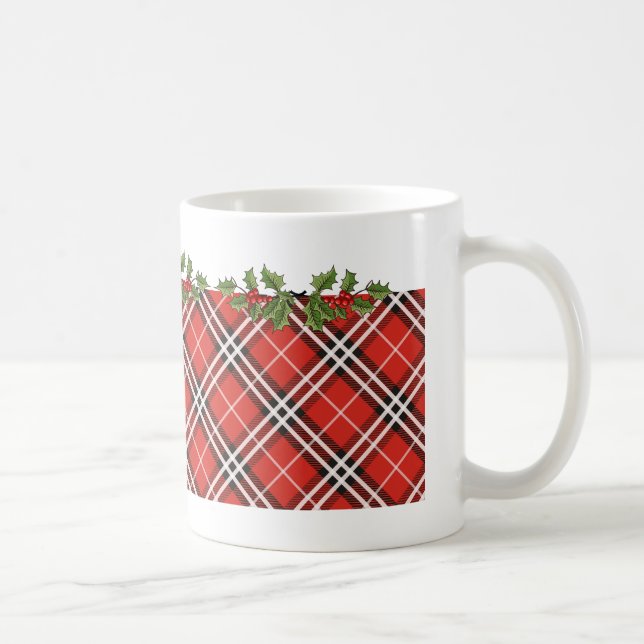 Tartan kariert u. kaffeetasse (Rechts)