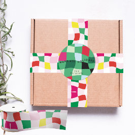 Tartan Karierte Weihnachten Satinband