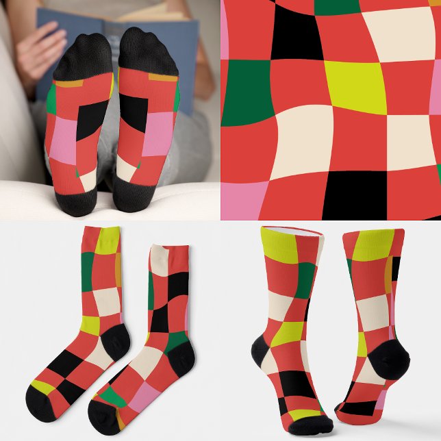 Tartan Karierte Weihnachten Socken (Von Creator hochgeladen)