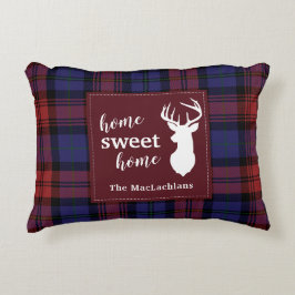 Tartan Karierter Weihnachtsklan MacLachlan Persona Dekokissen
