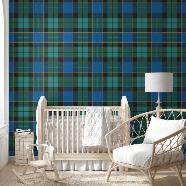 Tartan - Kariertes Muster 1 Tapete (Kinder)