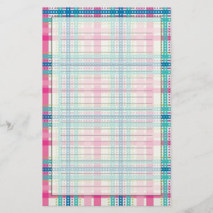 Tartan, kariertes Muster Briefpapier